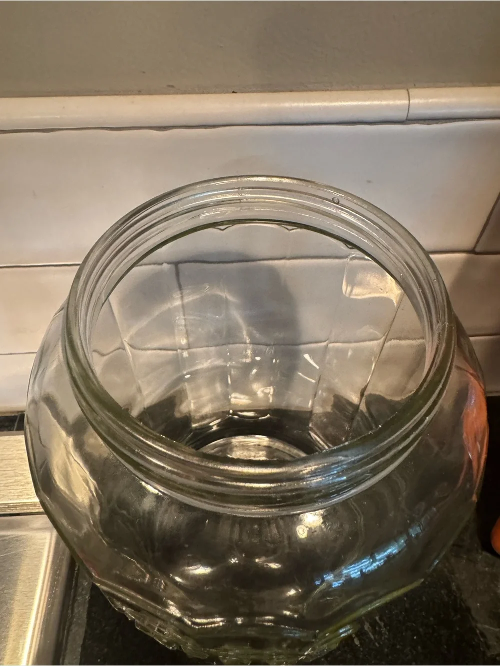 Rare Vintage 16 panel 9” Tall Hoosier Glass 